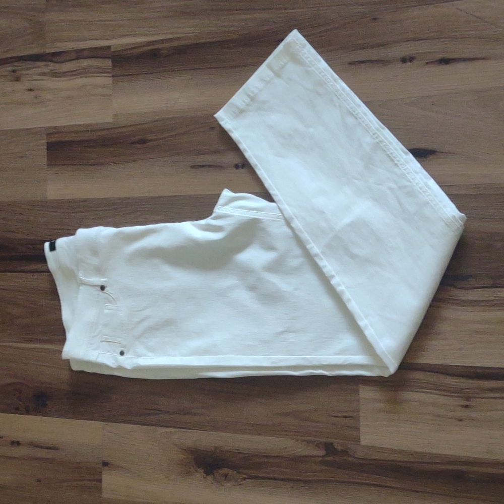 ACTIVE USA jeans women's Size 2XL‎ white stretch straight leg casual comfort